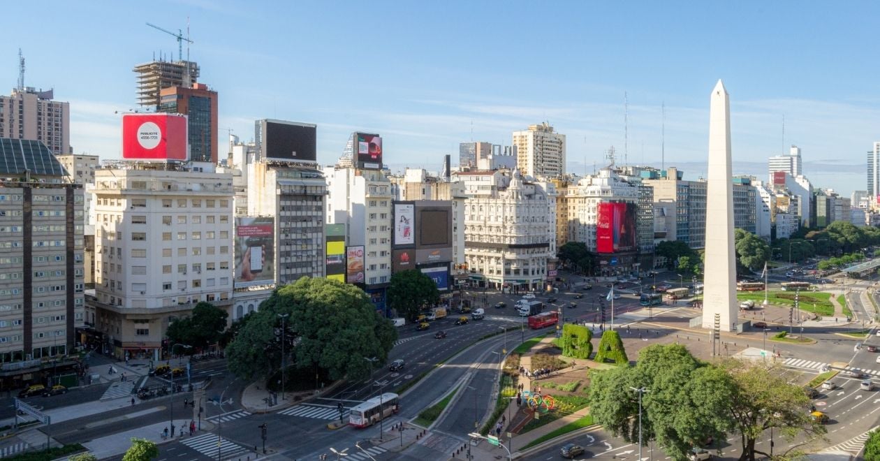 Avenida 9 de Julio e Obelisco