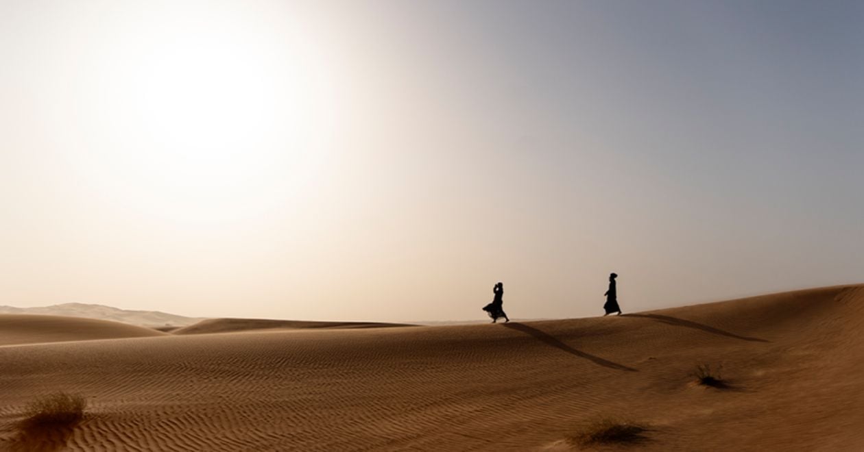 Deserto do Qatar e Khor Al Adaid (Mar Interior)